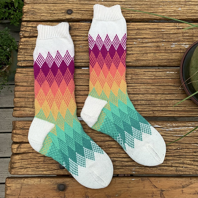 Blending Colors Socks #72-106