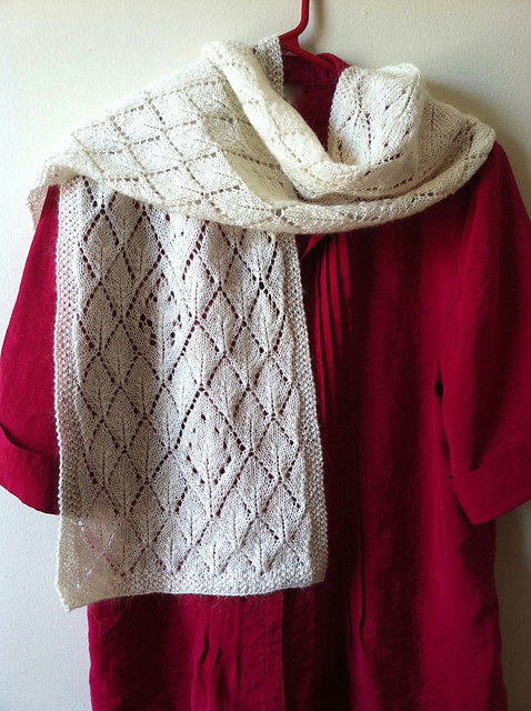 Lacey Leaf Scarf