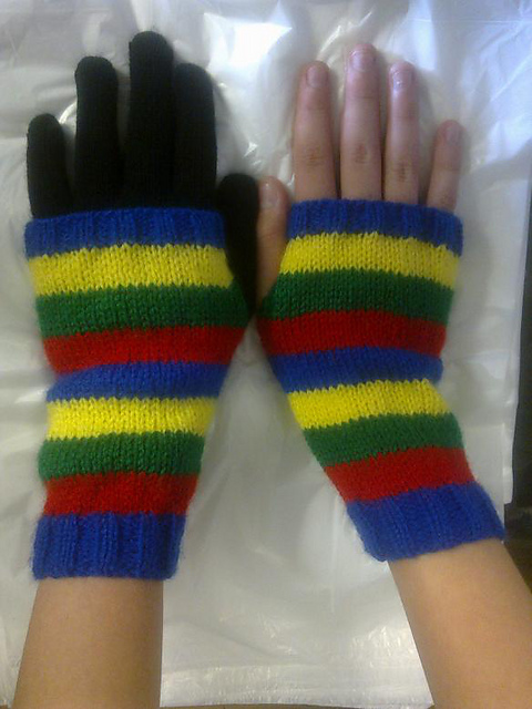 JLS inspired wrist warmers
