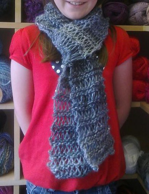Slip stitch scarf
