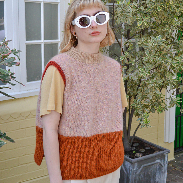 Ravelry: April's Vest pattern by Vicky Knits