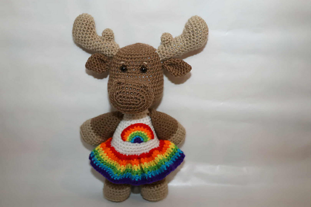 Ruby the Rainbow Moose
