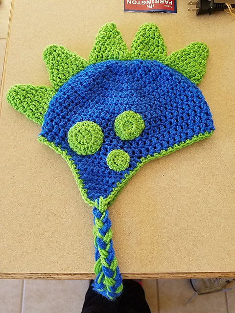 Spikosaurus Dinosaur Hat