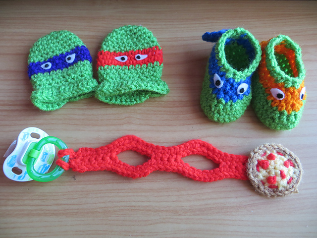 Ninja Turtle Baby Set