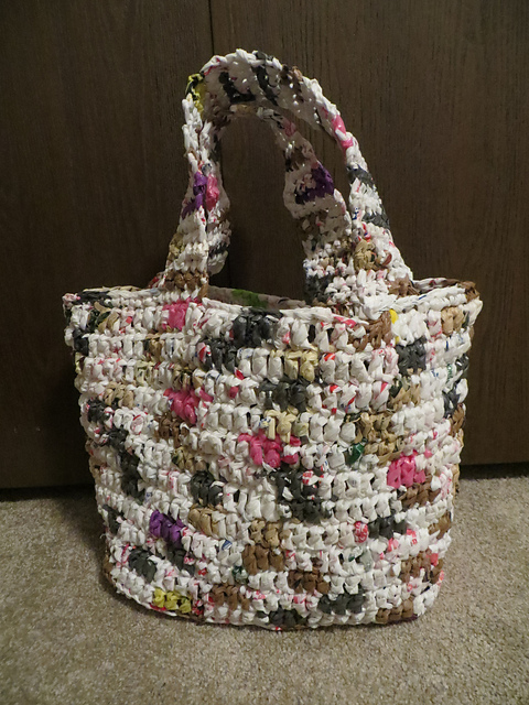 Large Plarn Grocery Bag