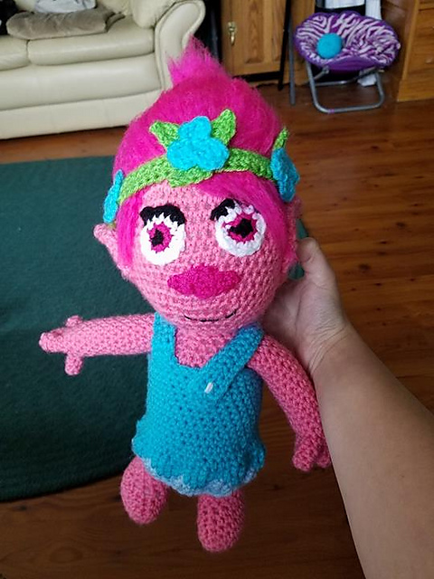 Pink Troll Doll