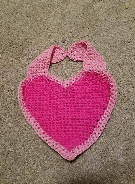 Happy Heart Drool Bib