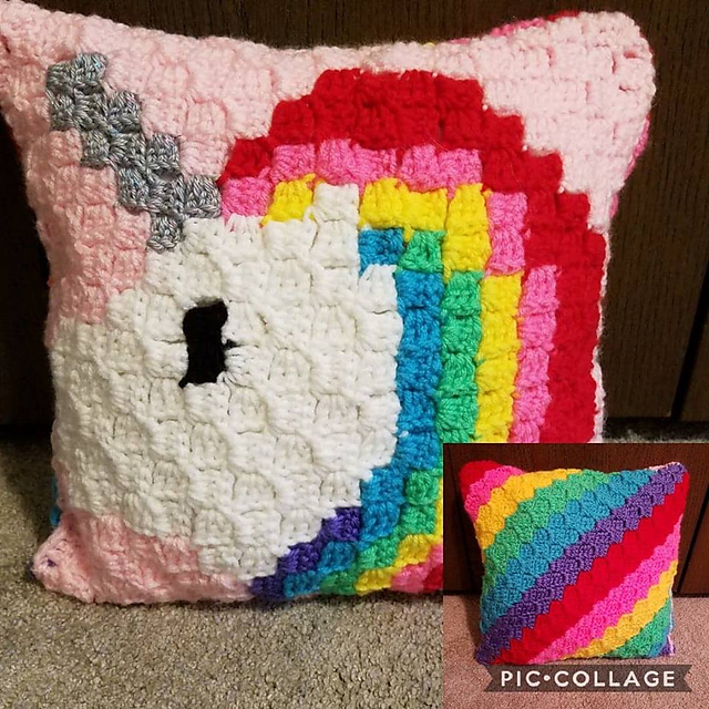 C2C Unicorn Pillow