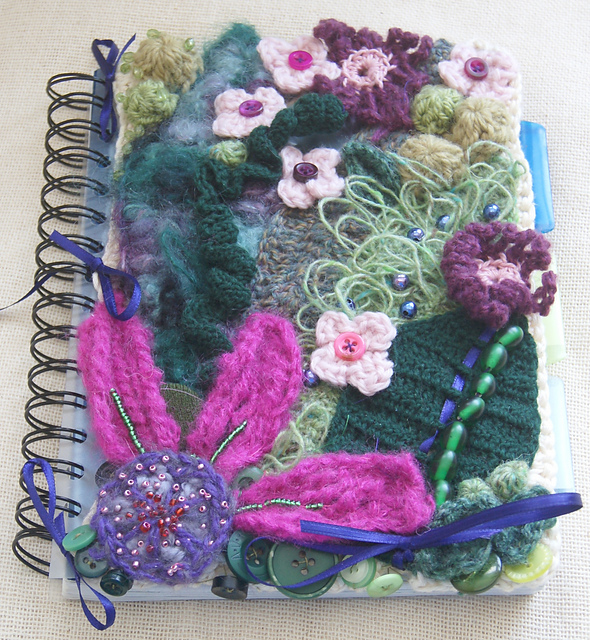 Guided Freeform Crochet Book Cover