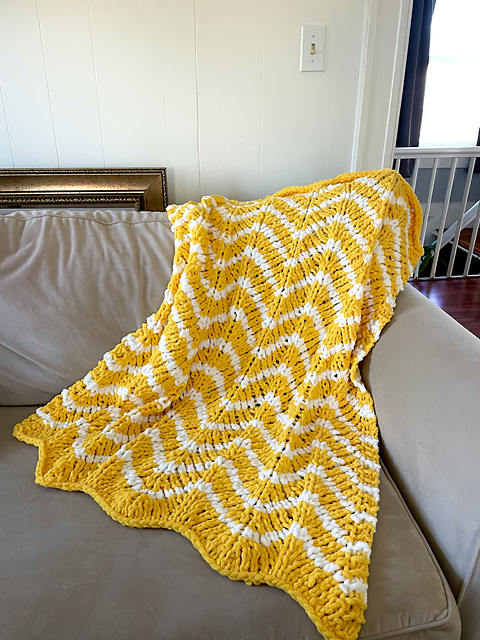 Chevron Baby Blanket Throw
