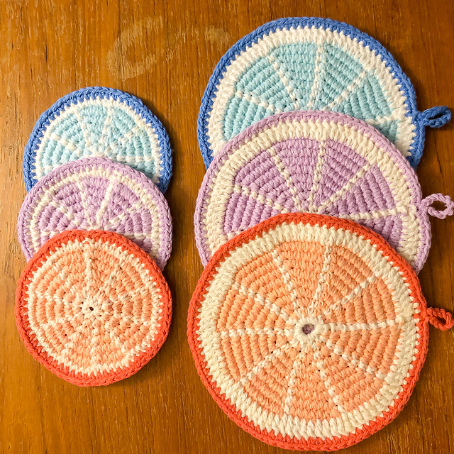 Fruity Potholders and Coasters