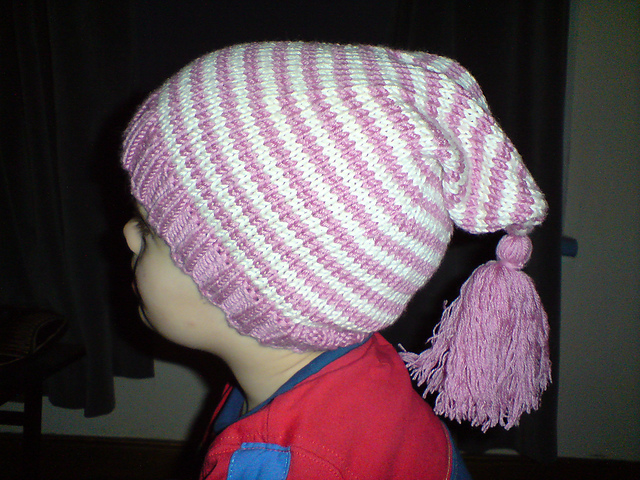 Candy Cane stripy hat