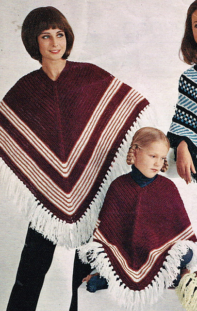 Striped Poncho