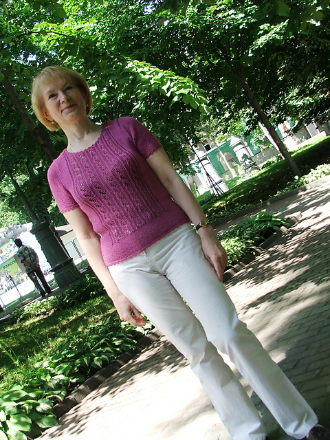 #2 Summer Top with Lace Pattern