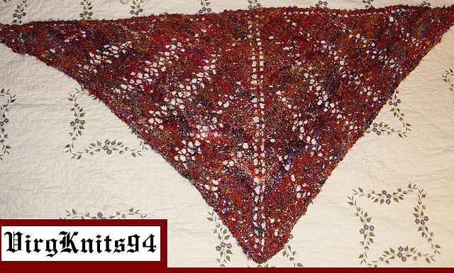 Silk Vines Shawl