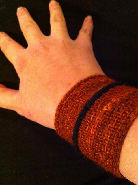 "woven" cuff