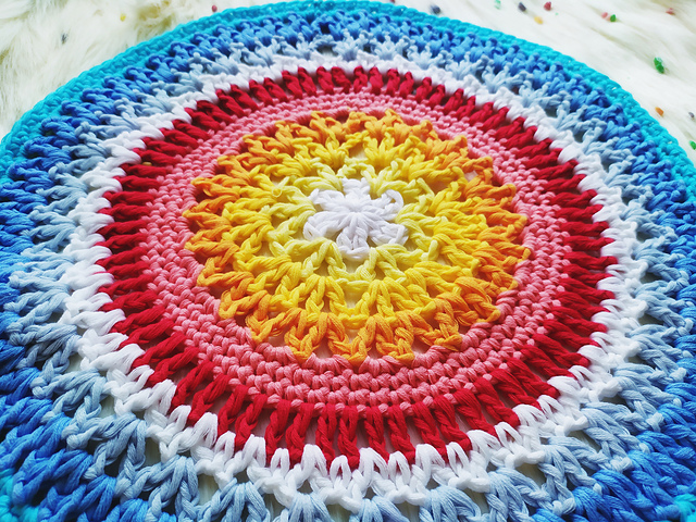 Summer sky mandala