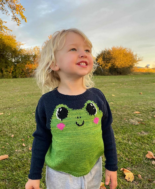 Just a kid who loves frogs (mini)