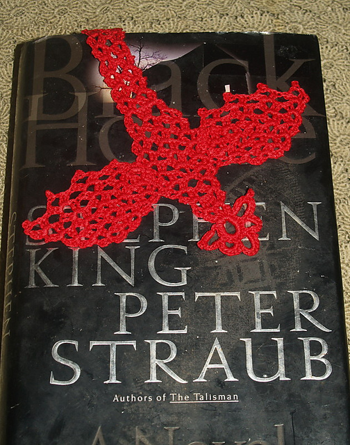 Crochet Dragon Bookmark or Motif