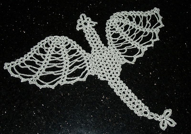 Dragon Crochet Doily