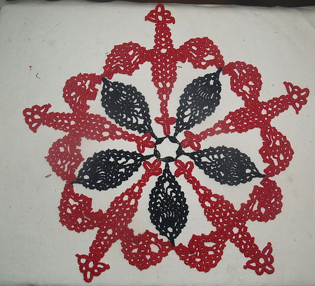 Circle of Dragons Crochet Doily Pattern