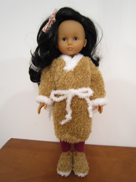 #75 Robe de chambre et chaussons