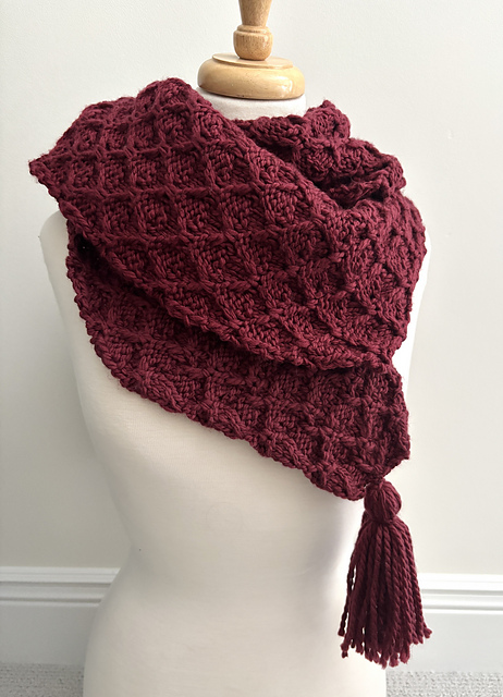 The Trellis Hooded Scarf