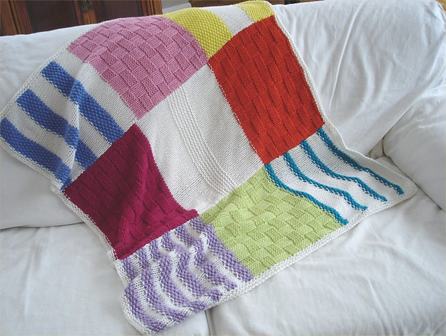 Colorblock Baby Blanket