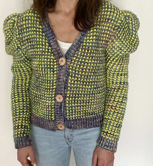 Puff Sleeve Cardigan
