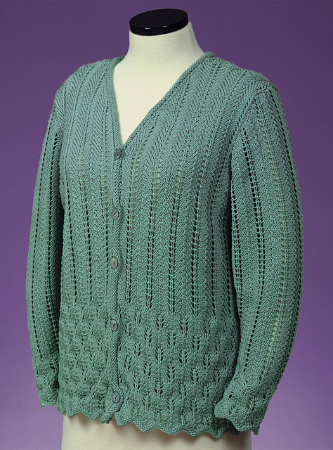 Fir Cone Lace Cardigan #107
