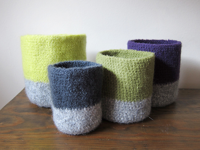 Felt Nesting Containers