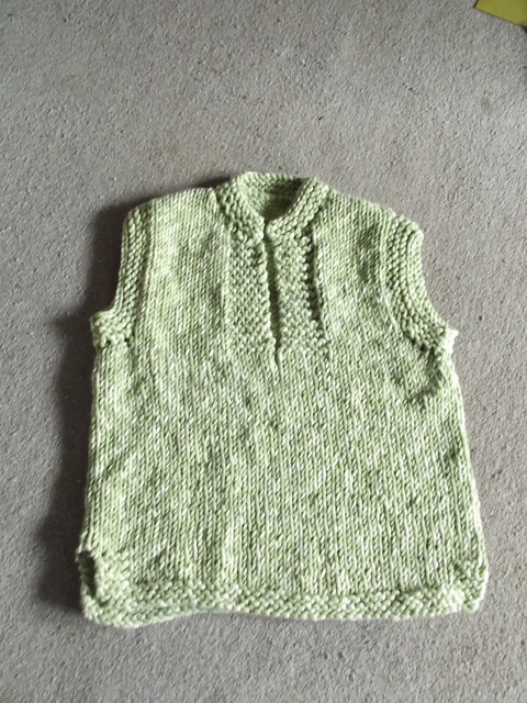Vest with splits and optional hood