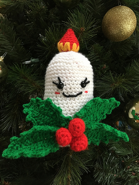 Holiday Candle Amigurumi