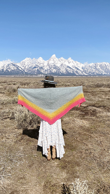 Idaho Sunset Shawl