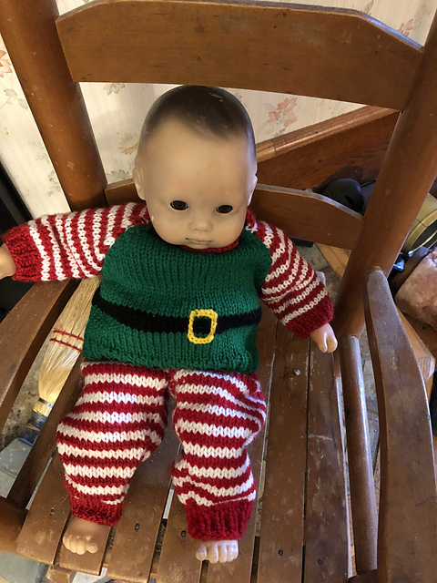 Baby doll festive sweaters
