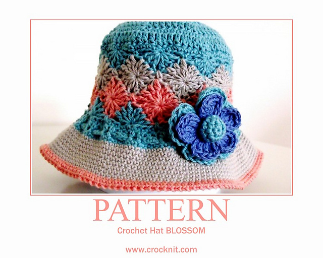 Crochet Hat Blossom