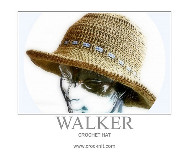 Crochet Hat WALKER - (UK British)