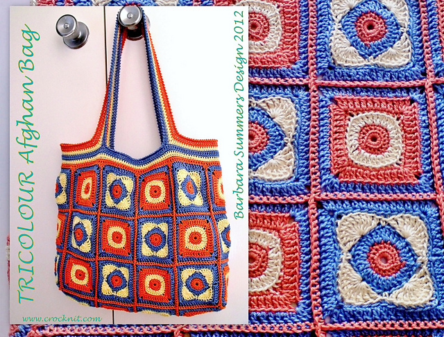 TRICOLOUR Afghan Bag