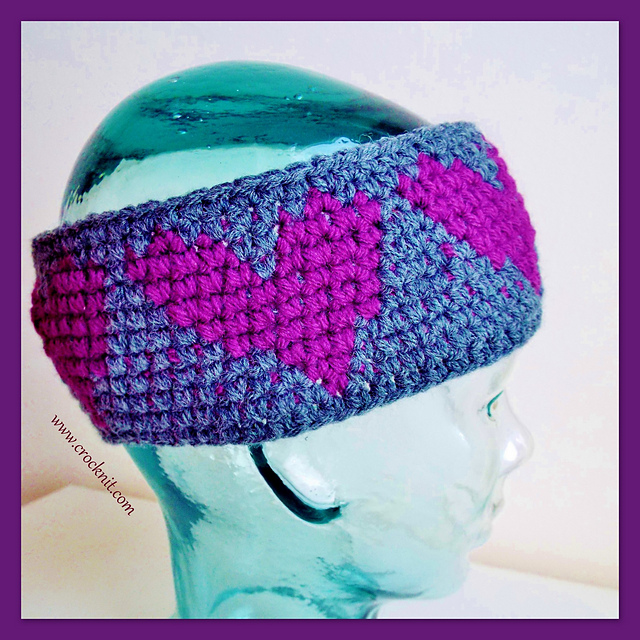 VALENTINE'S Hearts Headband