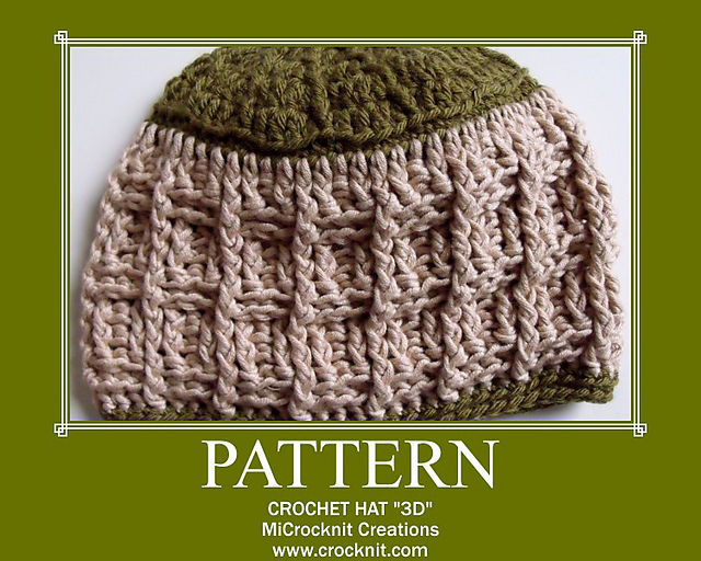 Crochet Hat 3D