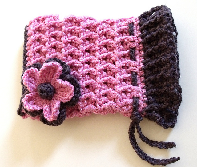 Crochet Mittens "Sweetheart" and "Honeycomb"