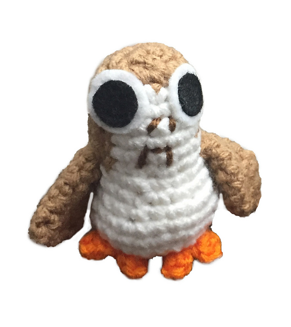 Porg Christmas Ornament Amigurumi