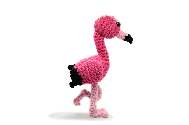 Feather the Flamingo Amigurumi