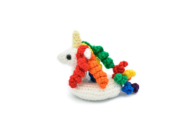 Mini Unicorn Floatie Amigurumi
