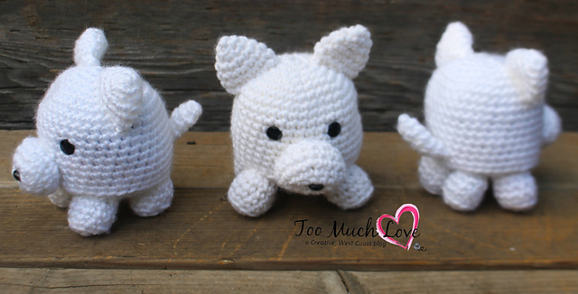 Barry Westie Amigurumi
