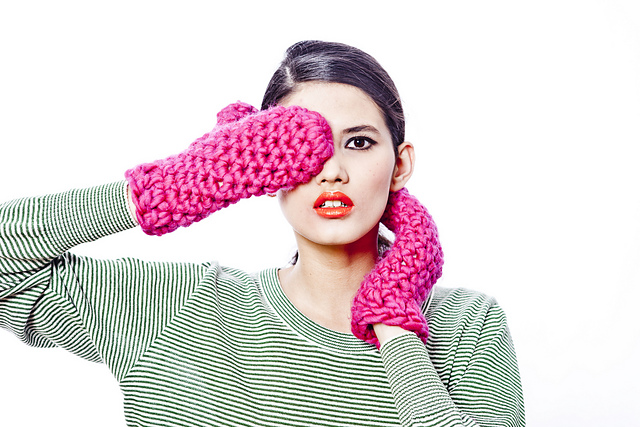 Mimosa Mittens