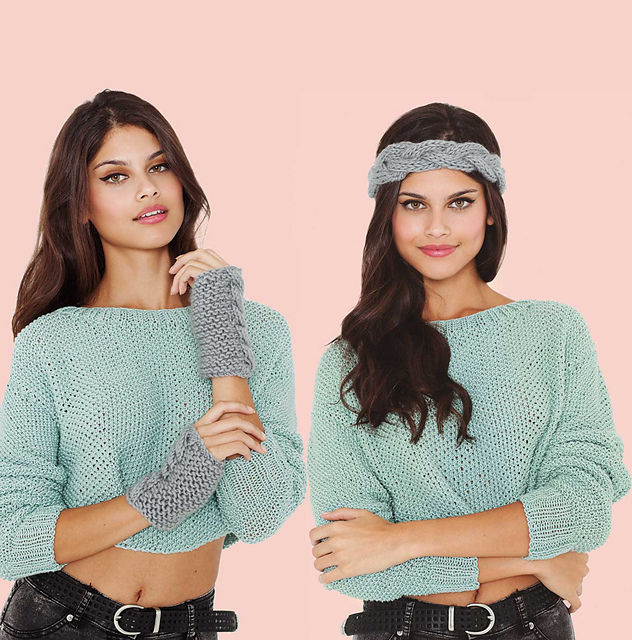 Yew Mittens and Headband