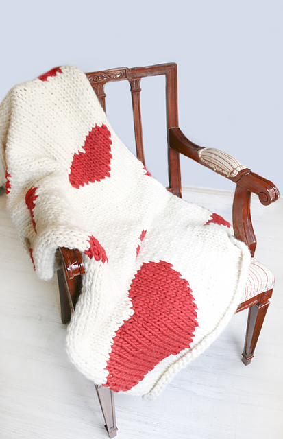 Heart Skipped a Stitch Blanket