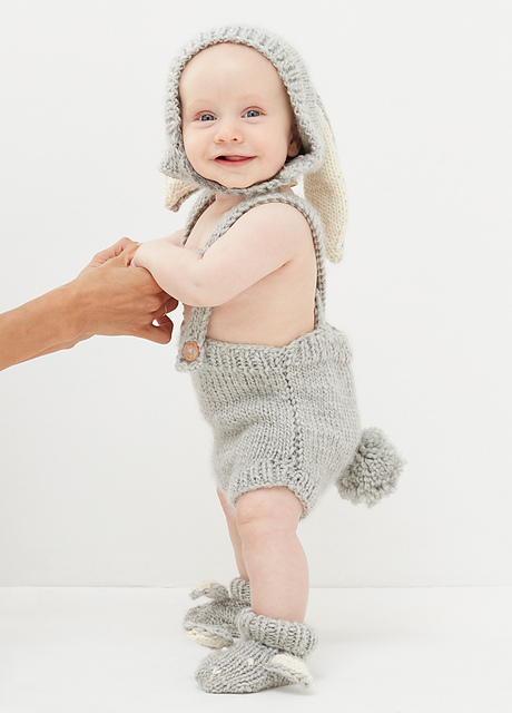 WAK X OEUF: Bunny Hat & Booties