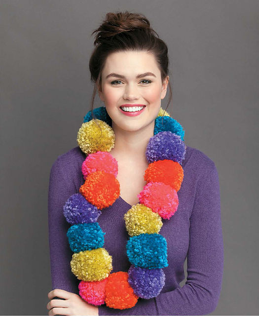 Dramatic PomPom Cowl